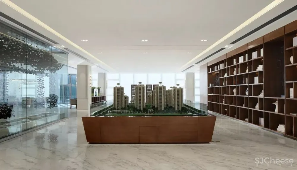 济南“首善之区”，最具人文艺术的售楼处设计 | 标谱室内设计