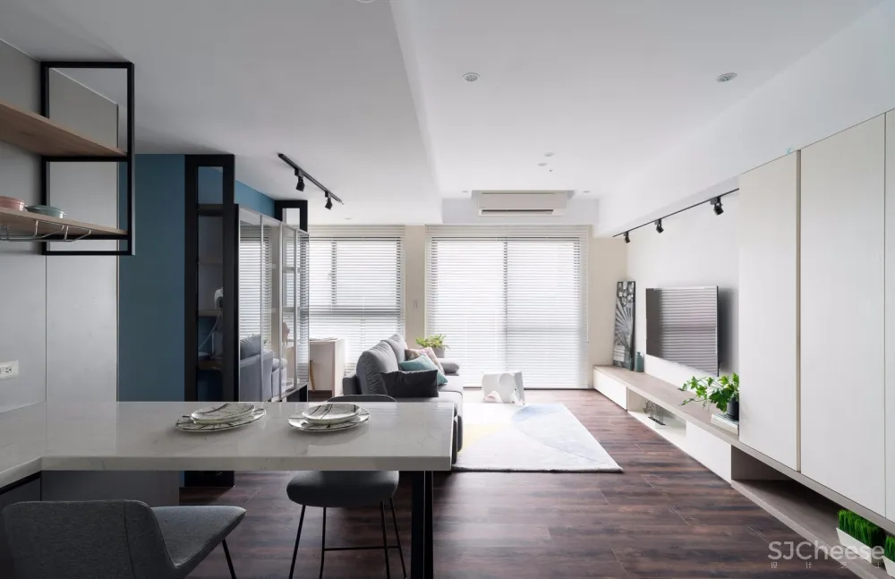 109㎡现代都会宅 | 橙果创意国际设计