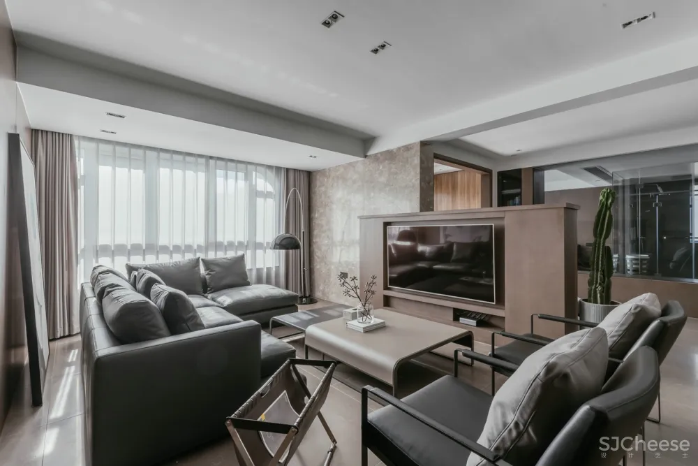 苏州140m²现代风格住宅设计 | 一野设计 首