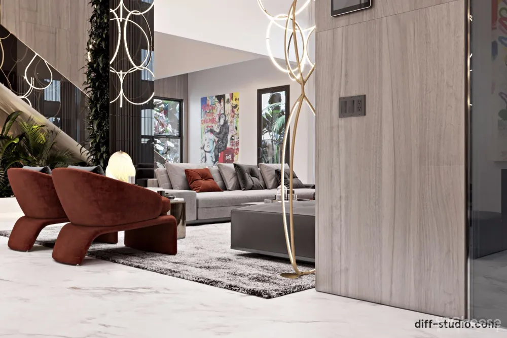 童趣与格调并存,洛杉矶别墅设计 | Diff.Studio