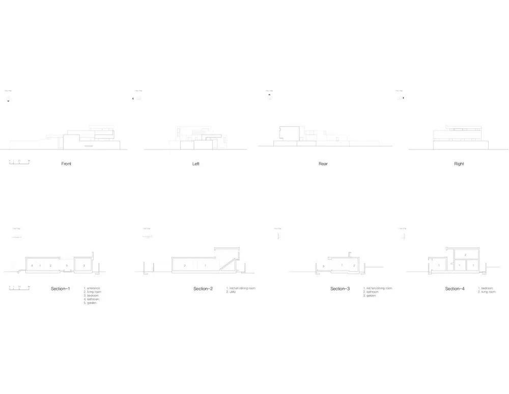 JMY architects | 韩国极简四口之家别墅