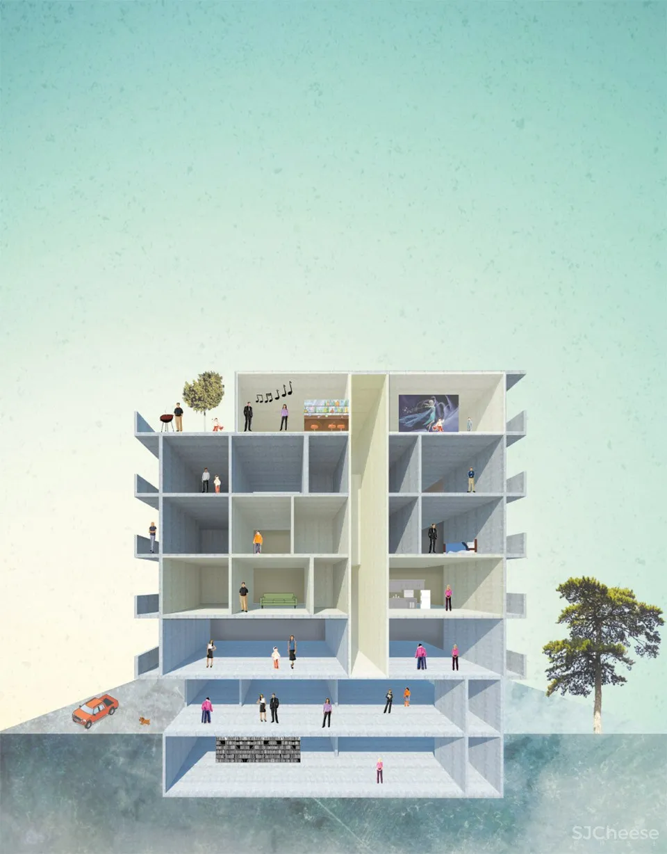 小巷里的住宅改造,台湾 / metrics architecture studio