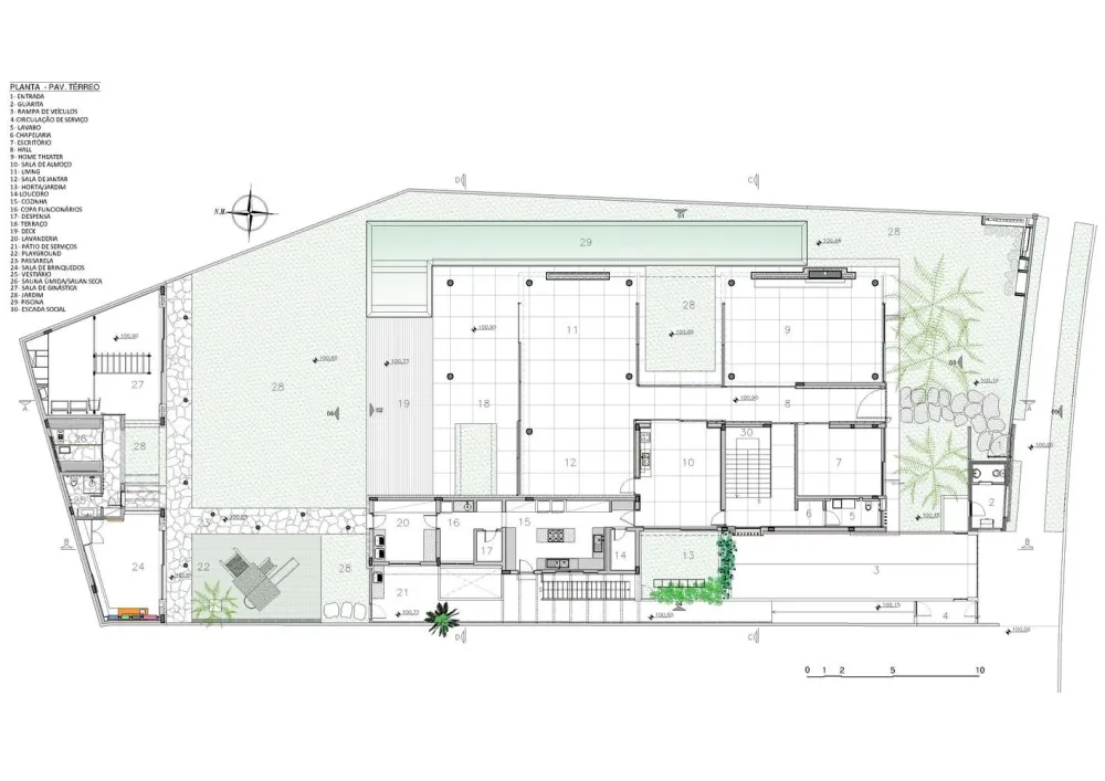 BZP Arquitetura | 热带花园别墅 首