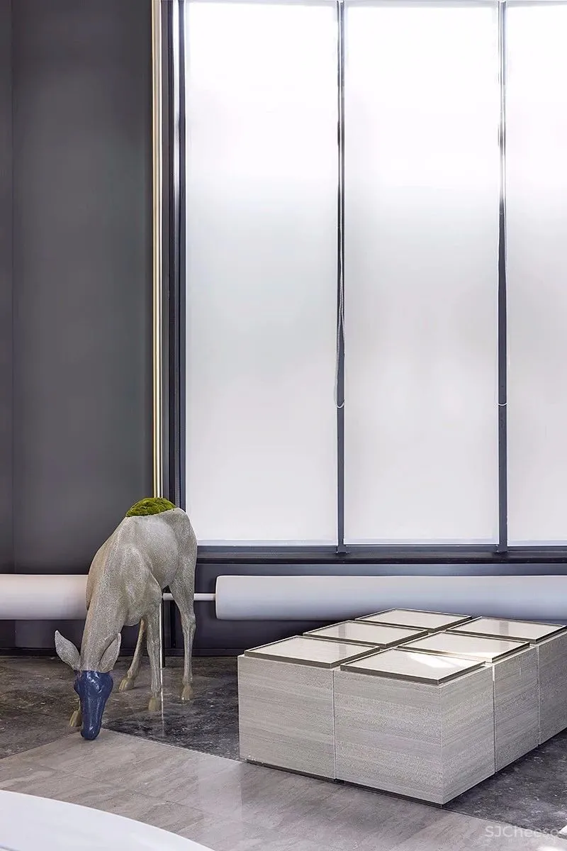 高颜值艺术空间丨用灰色调演绎高级感