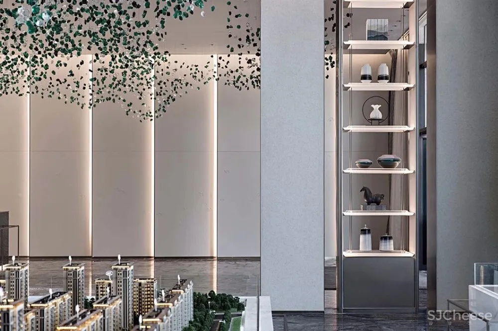 【IDEAL-YLH地产设计】900㎡东方韵味售楼处 | 节能建筑里的艺术世界！