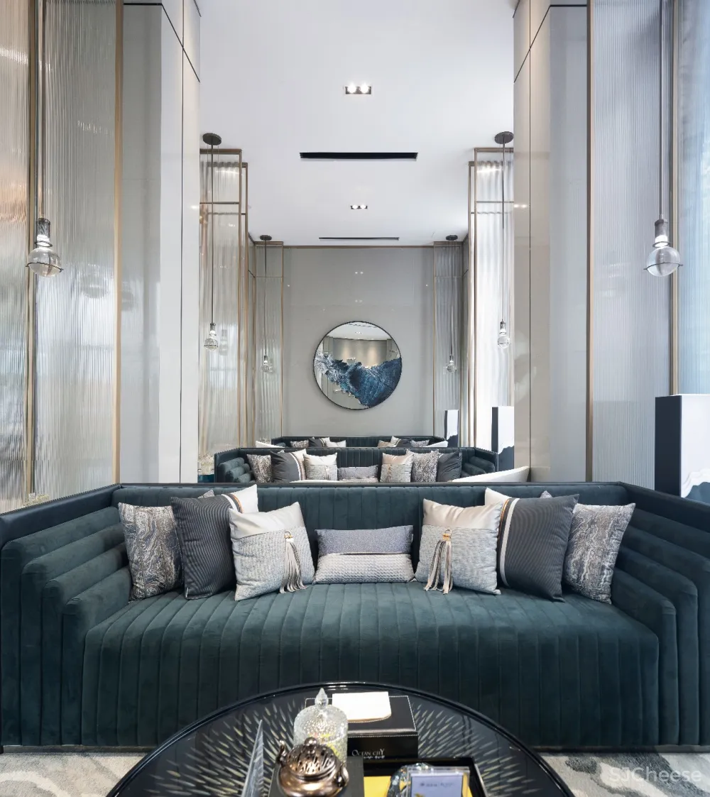 【JMJ设计】1000m²东方美学湛江远洋城售楼部 首