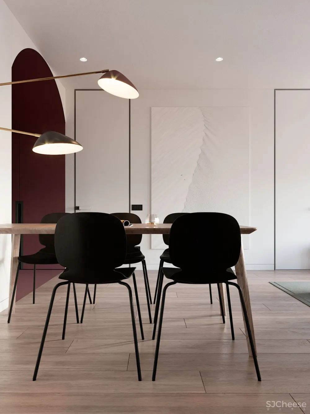 “玛沙拉红”时尚现代公寓 | Ruslan Kovalchuk 首