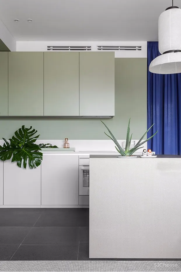 90㎡ 时尚彩色公寓丨家就该这样充满活力 首