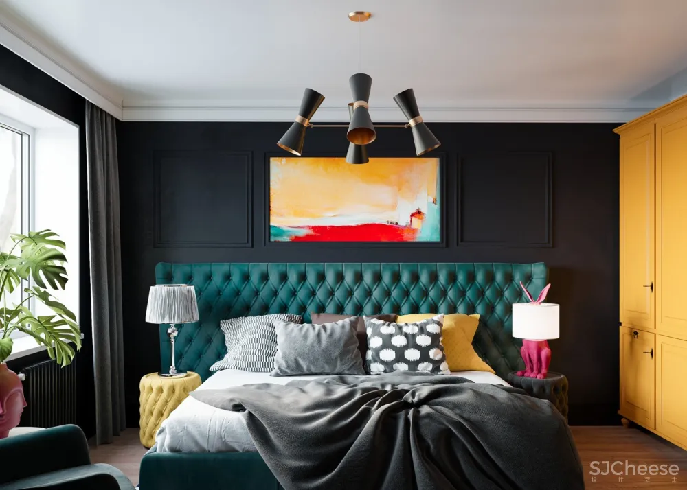 明&暗 66m²鲜活色彩家庭小公寓 | Andrey Ryazanov