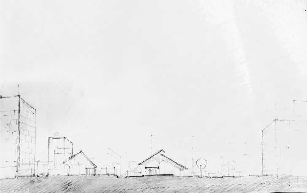 新作 | K59atelier 与自然的和谐相处Tile Roof House 首