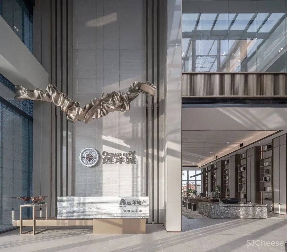 【JMJ设计】1000m²东方美学湛江远洋城售楼部 首