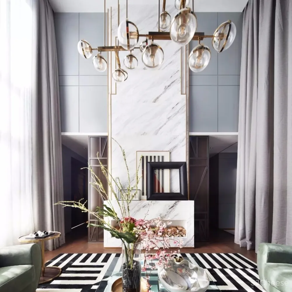 ArtDeco精致奢华,佛山600㎡双联别墅 | SNP力作