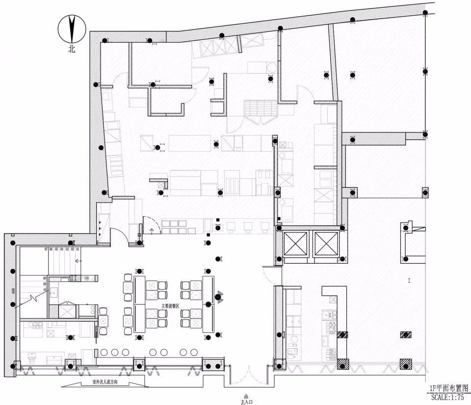 用纳西族传统特色面料覆盖整个空间,丽江肯德基玉河广场店 | RooMoo