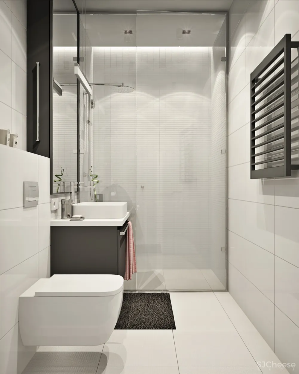 “腮红”国外清爽现代家庭公寓 | Konst