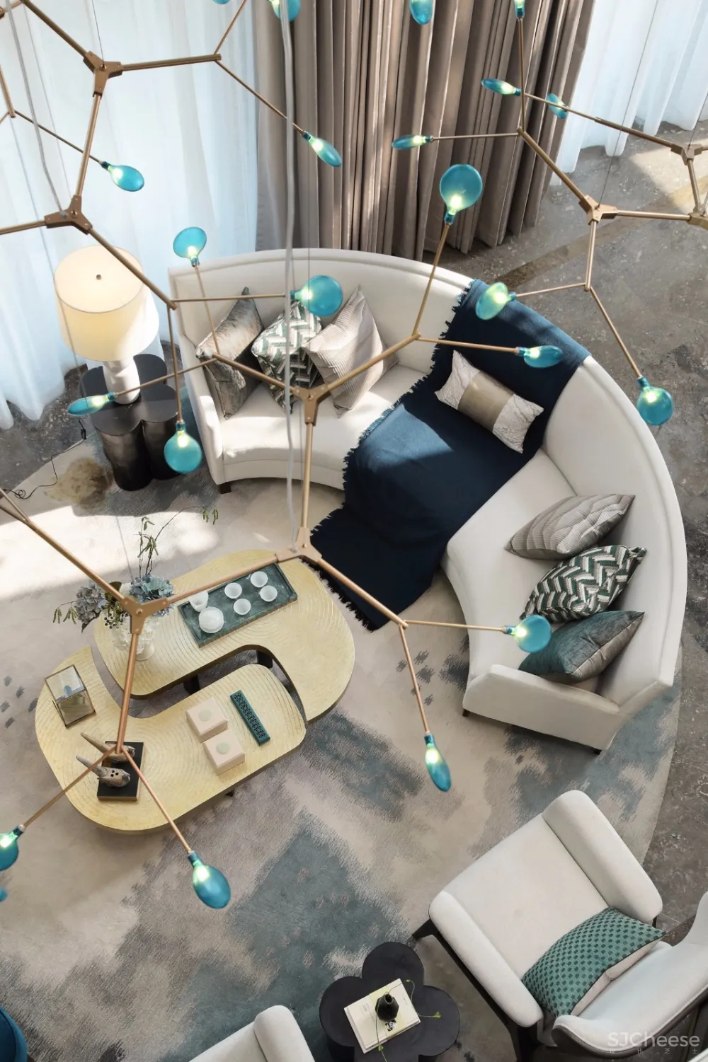 浮生半日悠然,重庆537㎡禅意别墅样板间 | 朗联新作