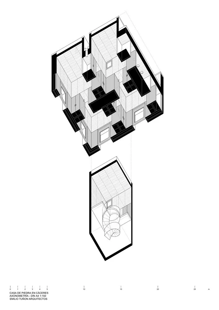 卡塞雷斯石屋 / Tuñón Arquitectos