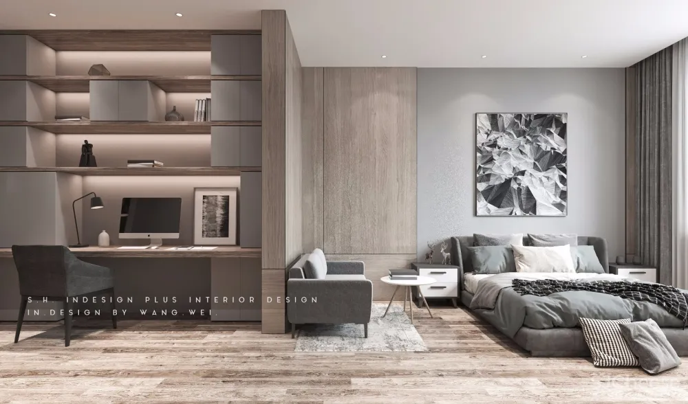 “木衫”西安260m²大平层室内空间设计 | S.H.INDESIGN PlUS