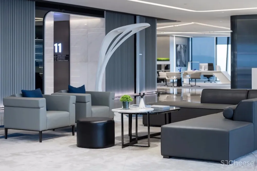 新作| 超高颜值办公设计,全感官空间艺术营造 首