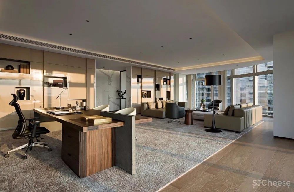 【CCD香港郑中&序向设计联袂】1600㎡深圳前海易尚创意科技大厦办公空间设计落地方案 首