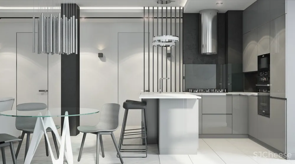 “腮红”国外清爽现代家庭公寓 | Konst