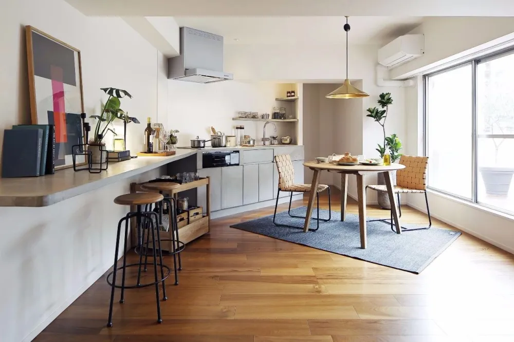 76㎡日式现代公寓丨断舍离的生活理念