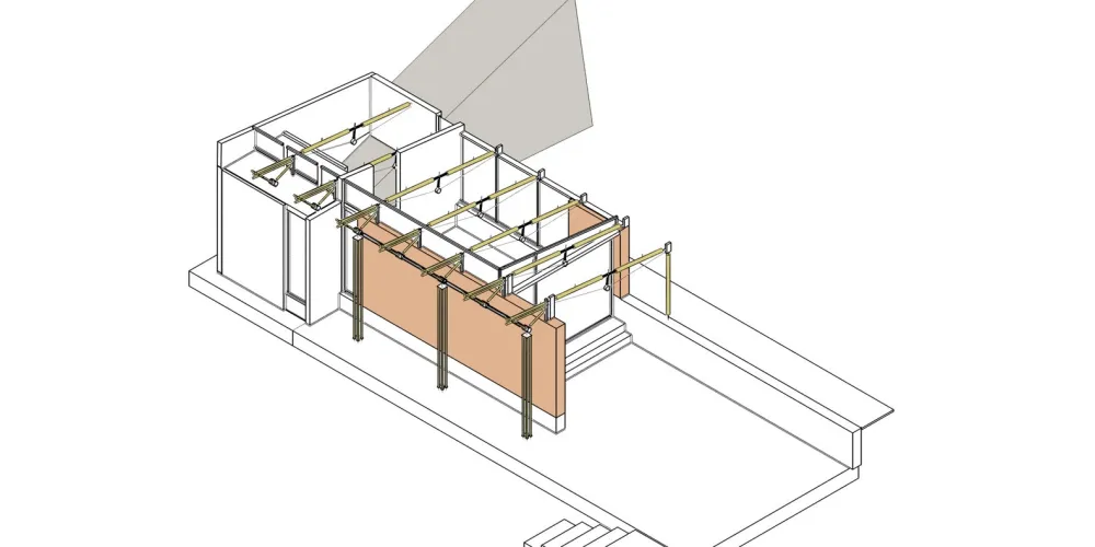 CRU! Architects | 石头与房子融为一体