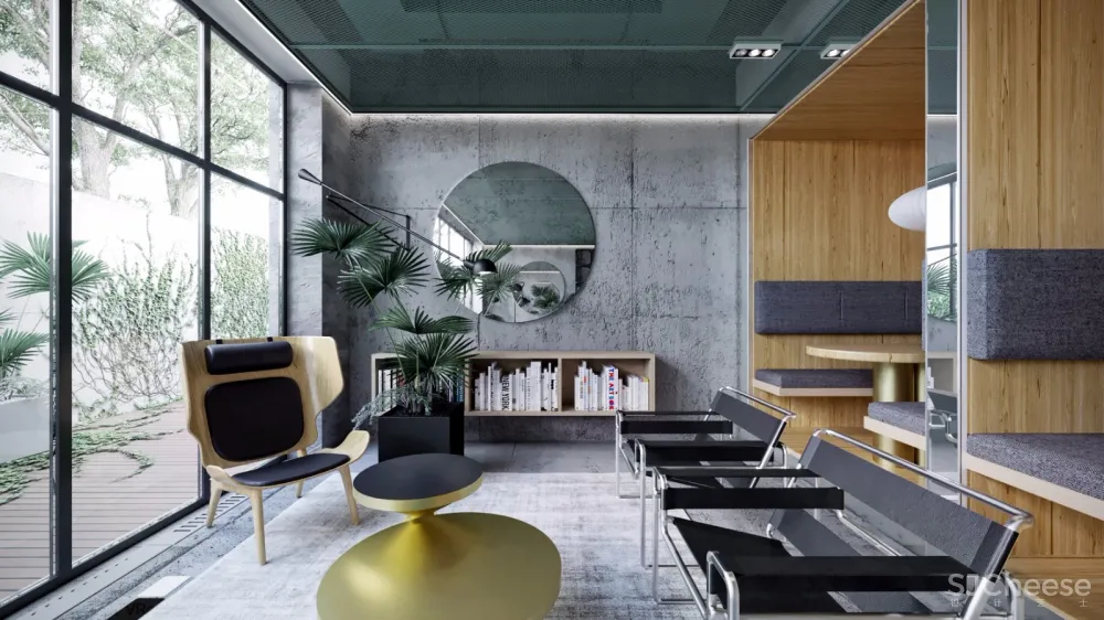 国外时尚学生宿舍公区 | Bogdan Ciocodeica 首