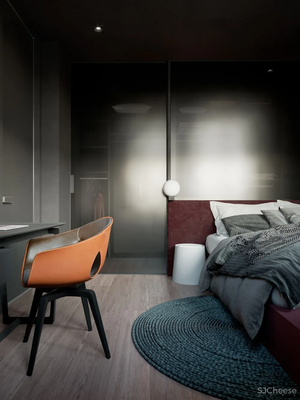 “玛沙拉红”时尚现代公寓 | Ruslan Kovalchuk 首