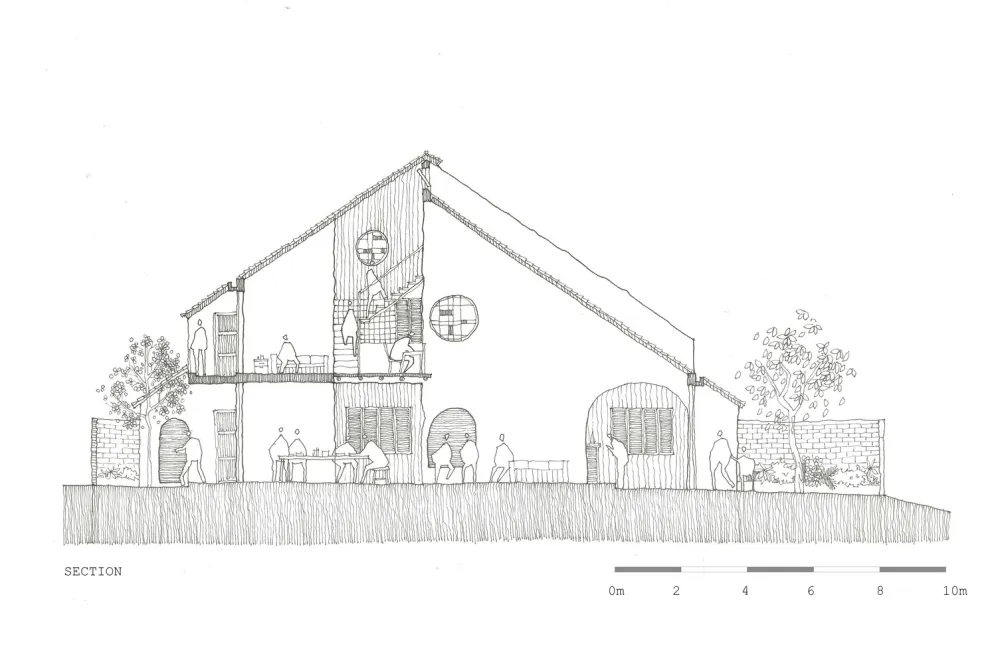 新作 | K59atelier 与自然的和谐相处Tile Roof House 首