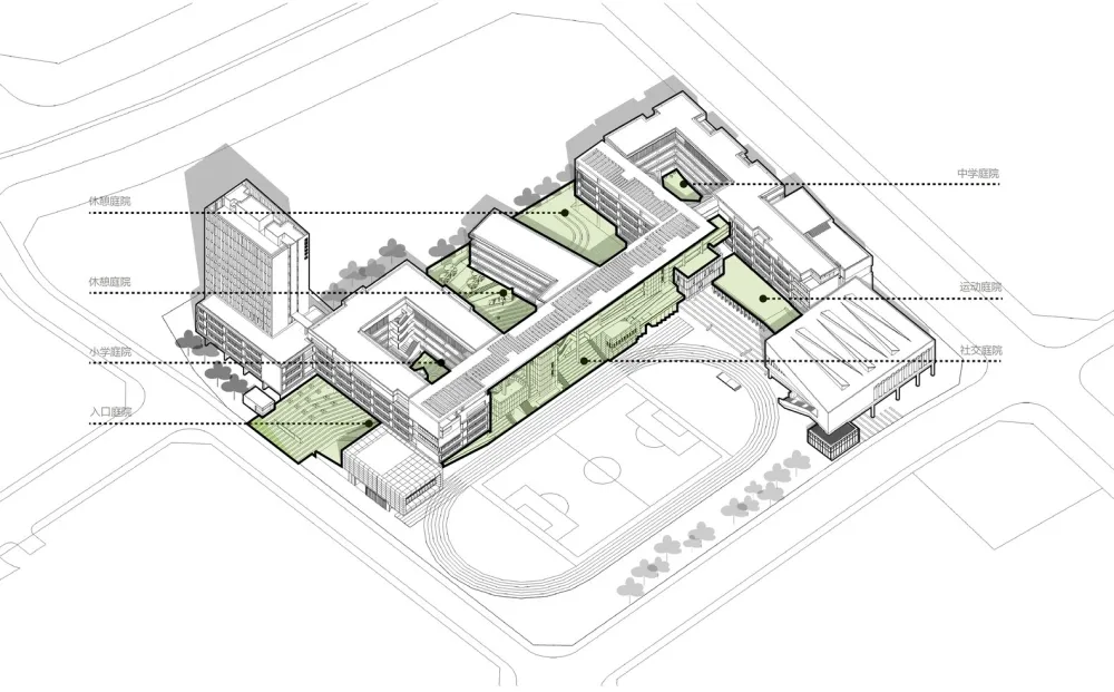 ZHUBO-AAO + H DESIGN | 华中师范大学龙源学校