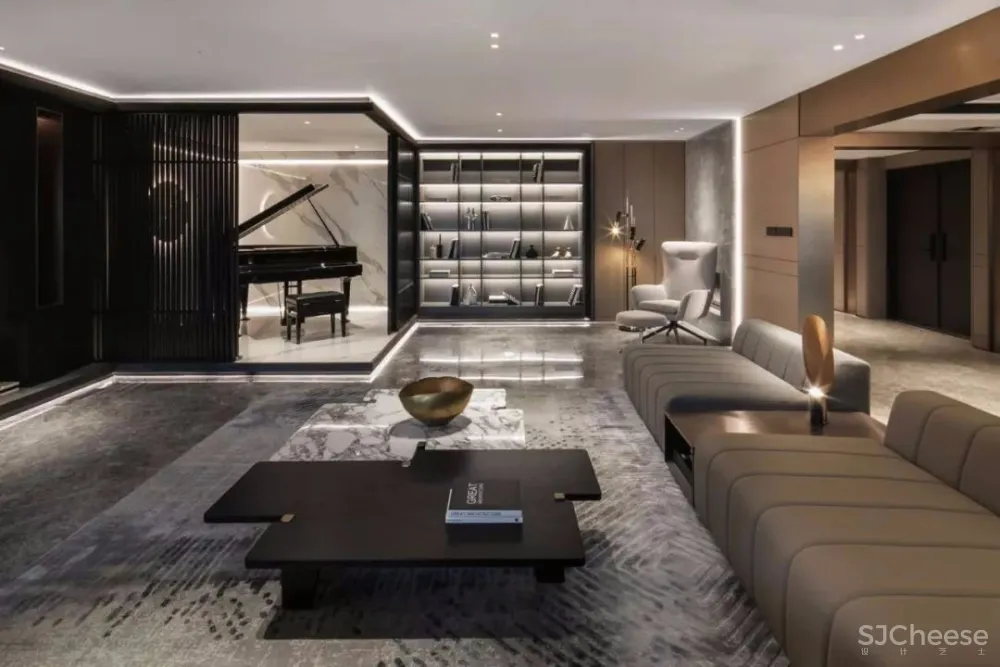 北京300m²顶级轻奢大平层 | 北京恒田建筑设计