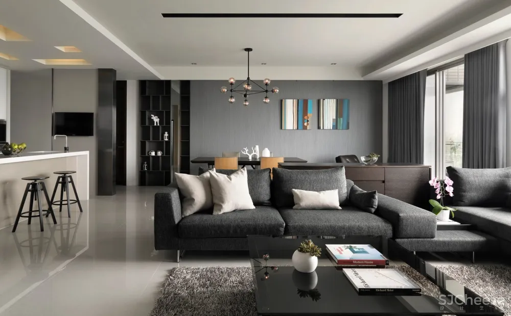 214㎡现代风格住宅 | 共禾设计