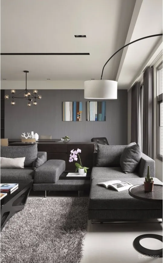 214㎡现代风格住宅 | 共禾设计