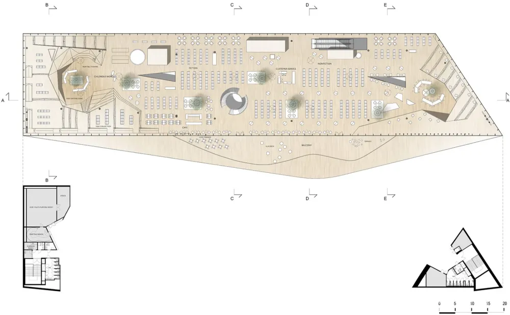 赫尔辛基中央图书馆,芬兰 / ALA Architects