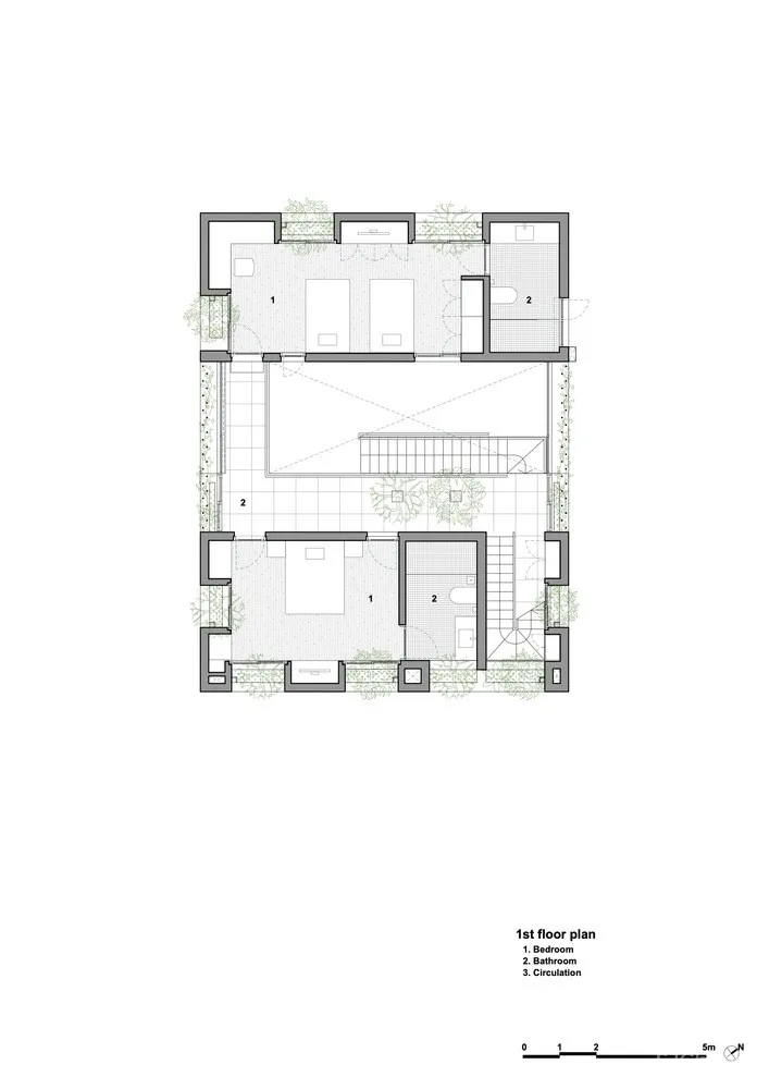 布满绿色植物的住宅 / VTN Architects 首