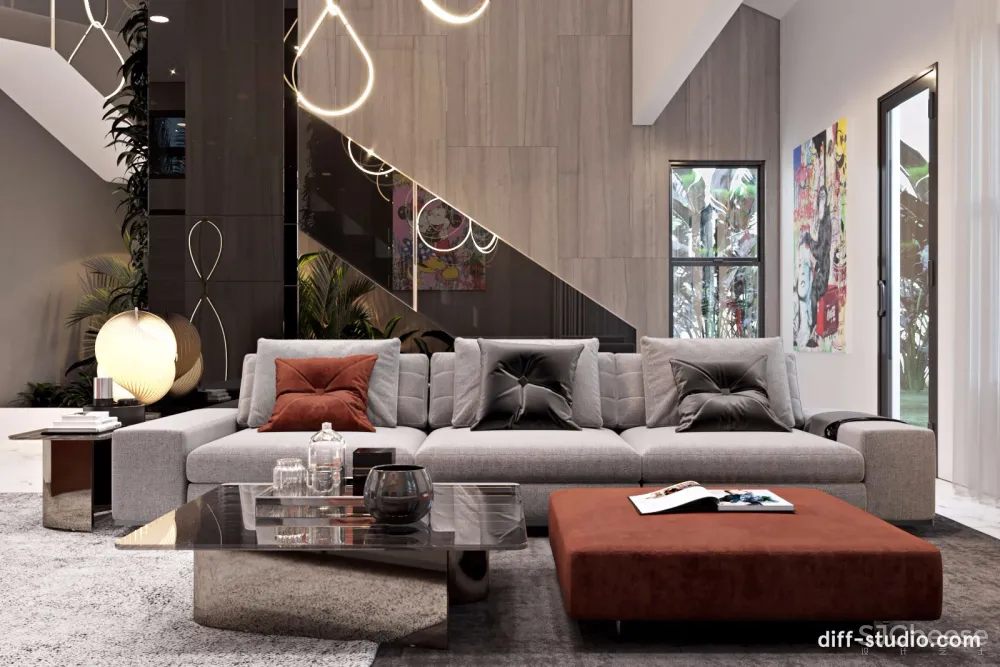 童趣与格调并存,洛杉矶别墅设计 | Diff.Studio