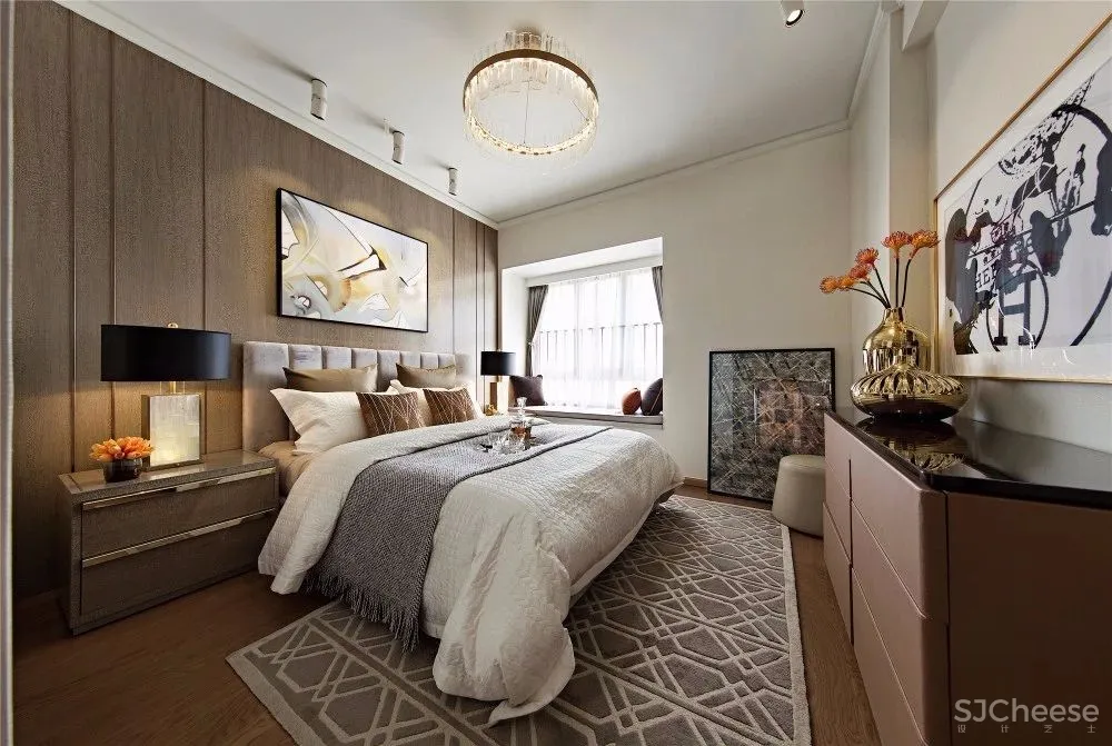 【GND设计】有个性有温度的紧凑刚需户型样板房设计方案