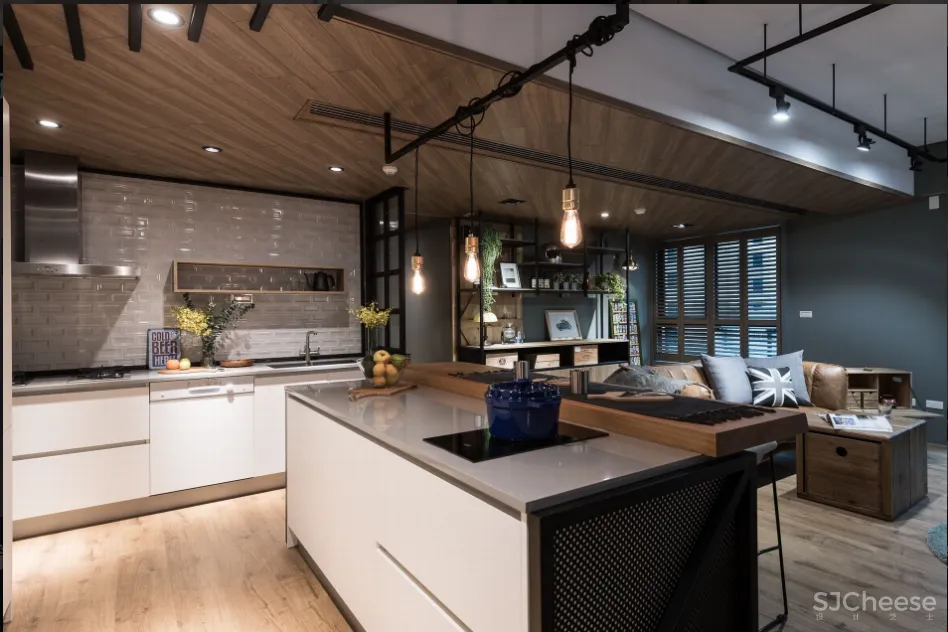 美式工业风住宅 | 羽筑设计