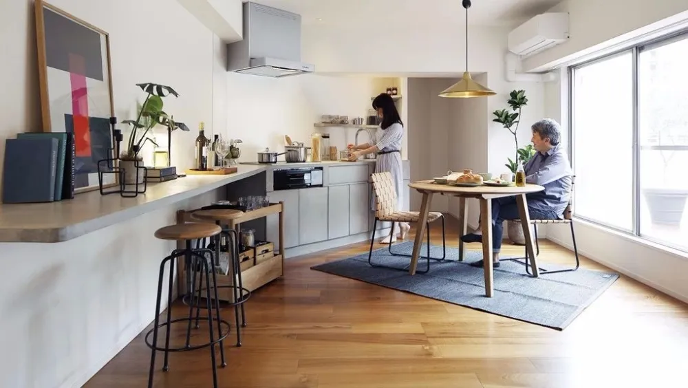 76㎡日式现代公寓丨断舍离的生活理念