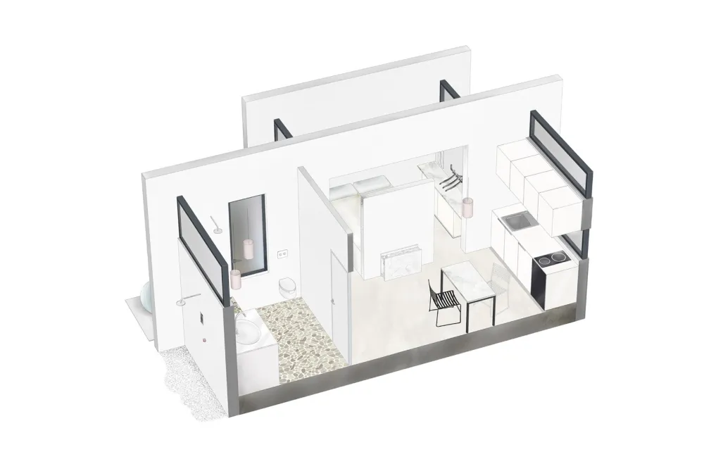 首发 | Mandalaki Design Studio:全球新型定制的极简环保微型住宅