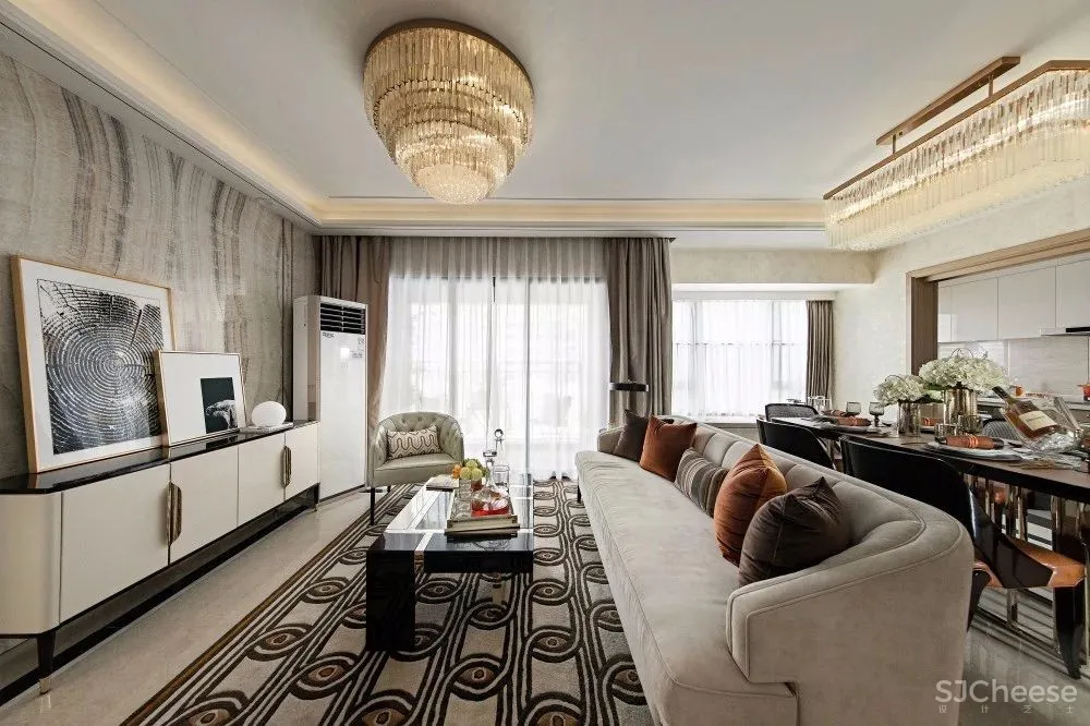 【GND设计】有个性有温度的紧凑刚需户型样板房设计方案