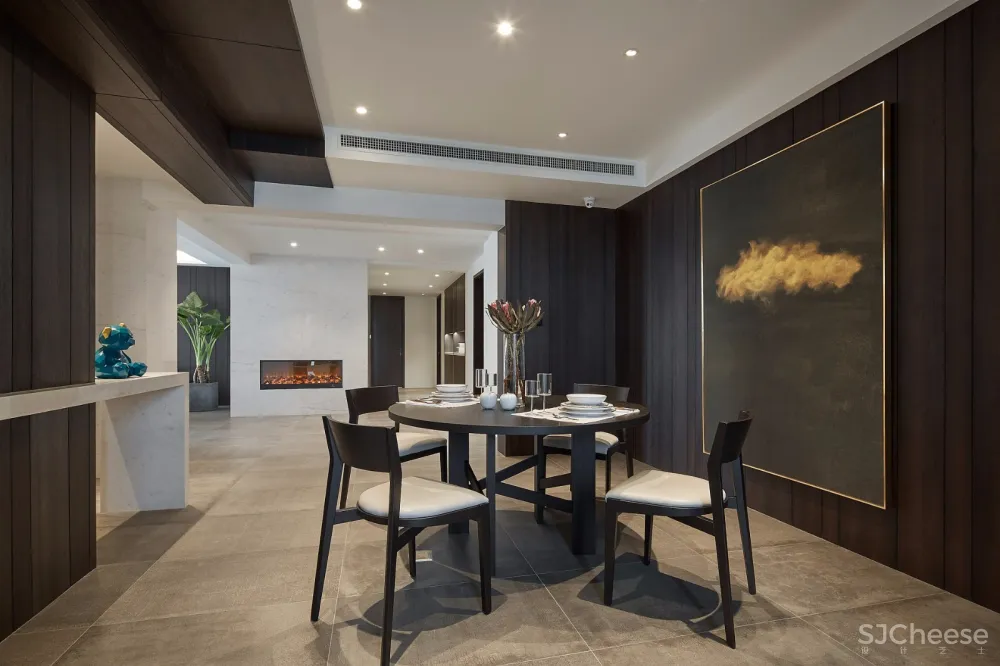 向往空间·郑州268m²绿城怡商玉园 | 潘擎设计 首