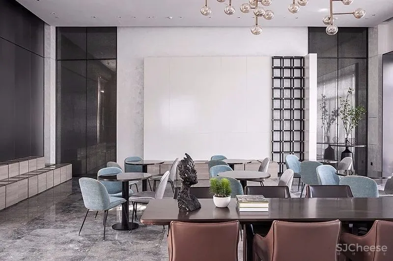 高颜值艺术空间丨用灰色调演绎高级感