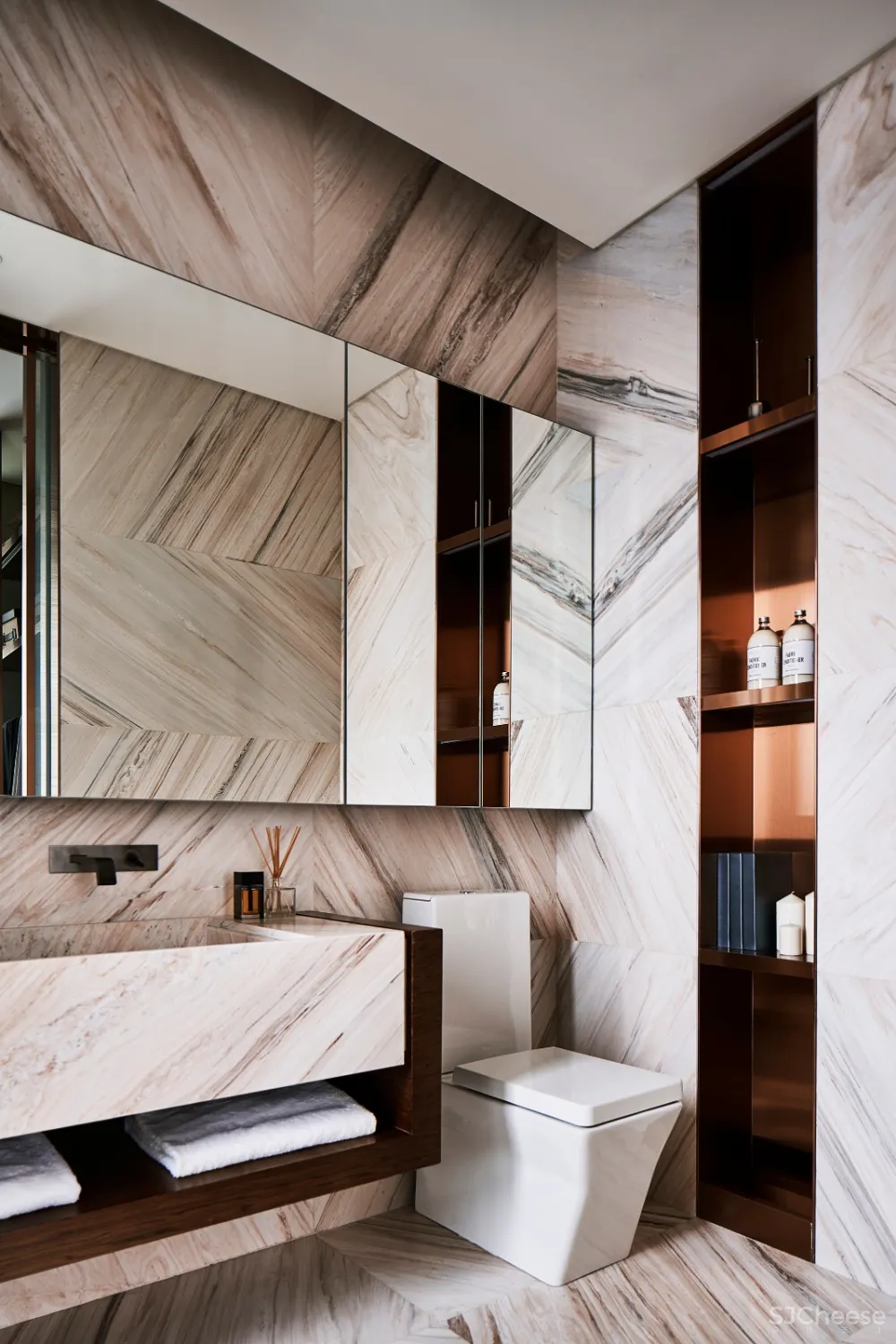 方磊重磅力作 | 上海原法租界顶级大平层至臻格调 嘉御庭顶层样板间 首