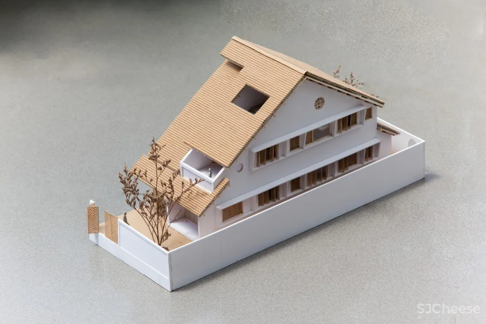 新作 | K59atelier 与自然的和谐相处Tile Roof House 首