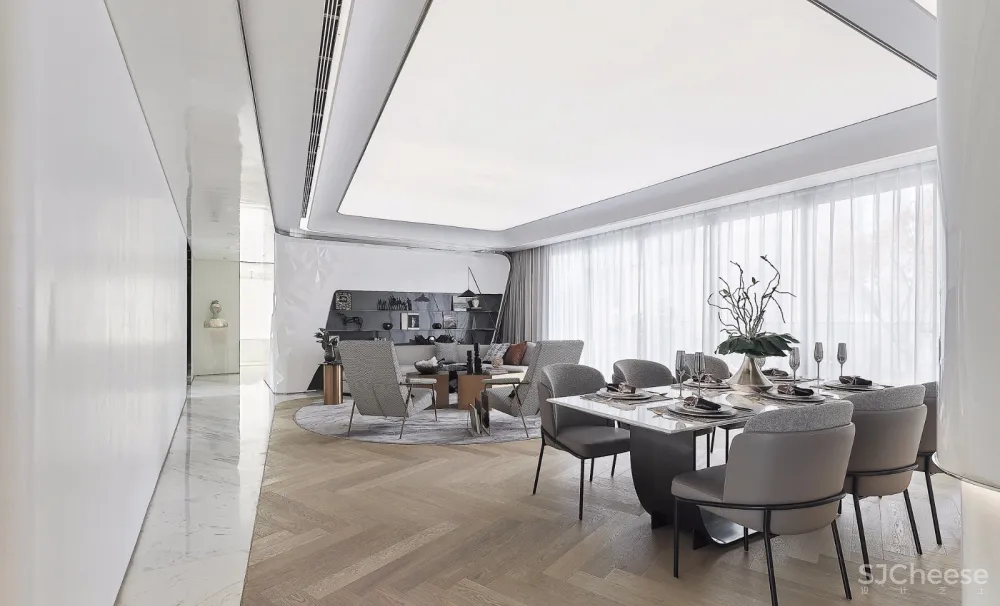 朴悦设计新作 | 重庆龙湖揽境九曲河展示空间