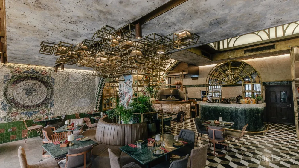 科威特Trapani轻复古餐厅 | Ahmed AlBaghly