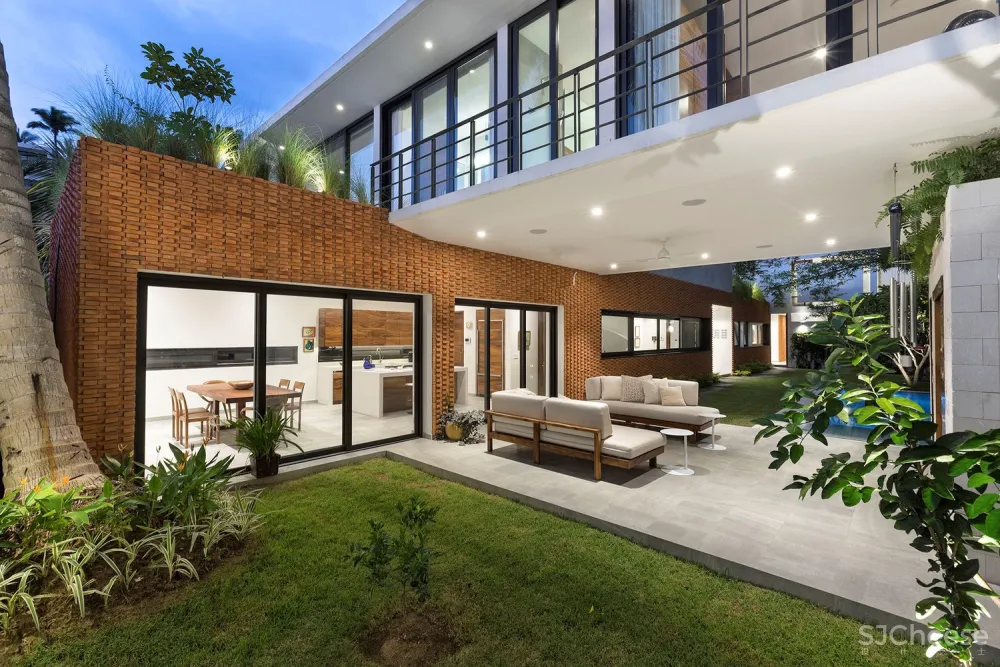 RVO Studio | 纹理和材料的独特组合 Sundaram House