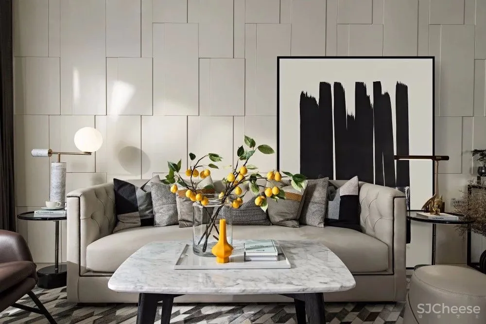 【GND设计】有个性有温度的紧凑刚需户型样板房设计方案