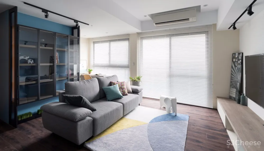 109㎡现代都会宅 | 橙果创意国际设计